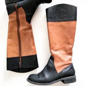 Vince Camuto Leather Riding Boots | size 7